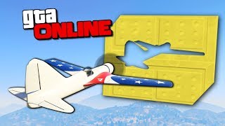 ПОПРОБУЙ ПРОЛЕТИ ЧЕРЕЗ ЭТУ ДЫРКУ НА САМОЛЕТЕ В GTA 5 ONLINE ( ГТА 5 ОНЛАЙН )
