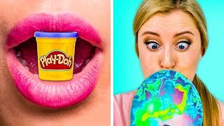 СМЕШНЫЕ РОЗЫГРЫШИ С ЕДОЙ || Поддельная еда и жвачки от 123 GO! GOLD