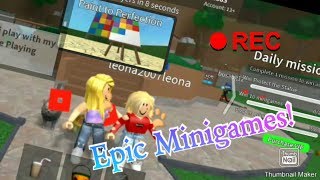 Epic Minigames - Playing with Leona and Mia! ?