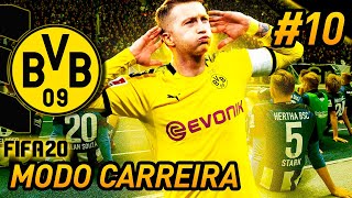 HUMILHAMOS, ADVERSÁRIO SENTA E ASSISTE O SHOW! MODO CARREIRA BORUSSIA #10 I FIFA 20