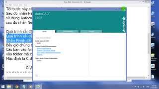 Hướng dẫn cài autocad 2007 trên win 7, win 8 64bit , và những thiết lập cơ bản YouTube