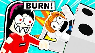 TURNING NOOBS INTO PIZZA on ROBLOX...