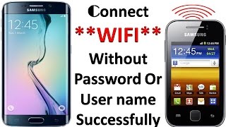 How to connect WiFi Without Password OR User Name SuccessFully!