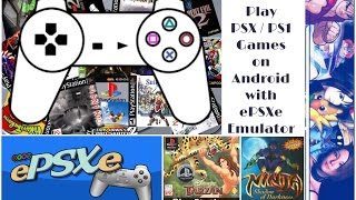 How to Download & Play Sony PSX  PS1 Games on Android with ePSXe Emulator