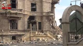 حلب :: دمار مبنى الهجرة والجوزات قرب القلعة 8-1-2013 جـ1