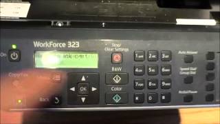How To Replace An Ink Cartridge On An Epson WorkForce 323 All-In-One Printer (Tutorial)