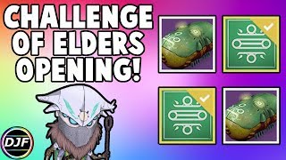 Destiny: Challenge of Elders Opening! | 3 Armor & 3 Weapon Packages! (Age of Triumph)