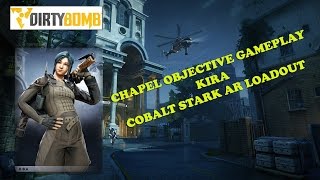 Dirty Bomb - Kira cobalt Stark Ar loadout on Chapel
