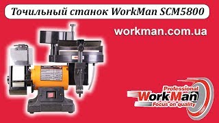 Точильный станок с мокрым диском для заточки режущего инструмента WorkMan SCM5800