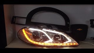 Фары под mercedes w205 на Лачетти хэтчбек / Равон Джентра