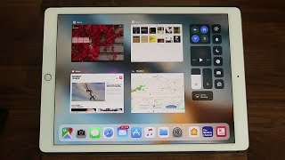 iOS 11 running on an iPad Pro - New Features!