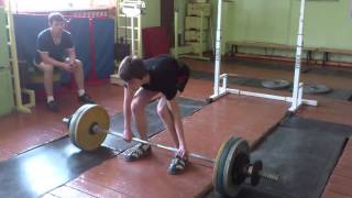 Становая тяга 130 кг.