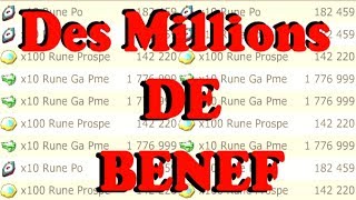 DOFUS RETRO : ON PROFITE DU PRIX INSANE DES RUNES !