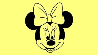 How to draw Minnie Mouse | Как нарисовать Минни Мауса поэтапно