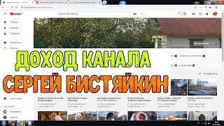 Доход канала Сергей Бистяйкин на Youtube