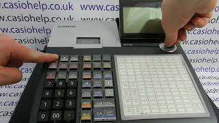 How To Fix Casio SE-C450 Problem CLK# Clerk Sign In Button Doesn't Work, E008 please sign on