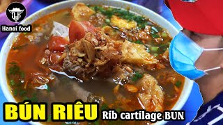 Bún riêu cua sườn sụn | đi giải ngấy sau tết bịt mặt như Ninja ngày dịch bệnh CORONA