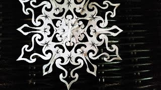 How to make a paper snowflake СНЕЖИНКА ИЗ БУМАГИ КАК ВЫРЕЗАТЬ СНЕЖИНКУ 5 How to cut snowflakes