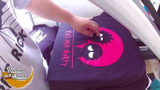 Estampado de 2 colores en vinil textil