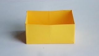 оригами коробочка, оригами из бумаги коробочка // origami box