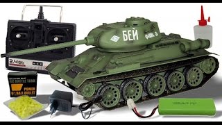 RC Tank Heng Long 2.4GHz T-34/85