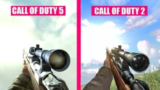 Call of Duty 5 World At War Gun Sounds vs Call of Duty 2