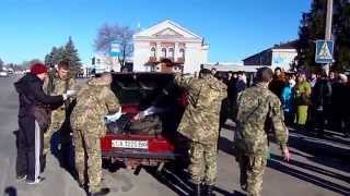 Проводи бійців 128 бригади в АТО