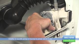 Remplacer la pompe de vidange dans un lave-linge
