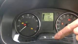 How to reset service interval reminder for skoda fabia 2014