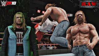 WWE 2K18: Triple H 2002 Return in RAW 2001-02 Arena w/ Trons (PC Mods)