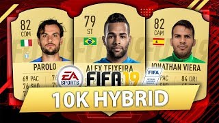MOST OVERPOWERED 10K HYBRID! FIFA 19 SQUAD BUILDER