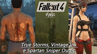 Fallout 4 Mods #9 - True Storms, Vintage Ink e Spartan Sniper Outfit