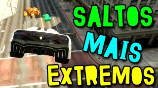 GTA V ONLINE - SALTOS GIGANTES E EXTREMOS!! (c/ Lugin)