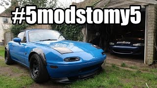 Top 5 Mod's On Our Mazda Miata MX5's!