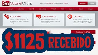 # SCARLET CLICKS - Provas de pagamento $1000 - Confira