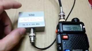 Carga artificial. Antena fantasma. Dummy load. QRP 10W.