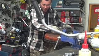 Замена карбюратора триммер STIHL FS 38 FS 55