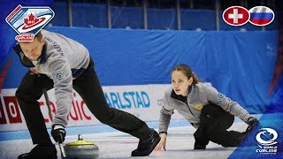 Switzerland v Russia - Round-robin - World Mixed Doubles Curling Championship 2017