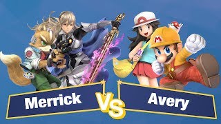 Merrick (Fox/Corrin) VS Avery (PKMN Trainer/Mario) TBH8 Smash Ultimate