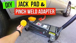Easy DIY Car Jack Pad & Pinch Weld Adapter -Jonny DIY