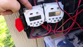 How to make the best darn automated chicken coop ( Electrical Setup)