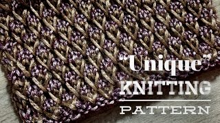 Потрясающий УЗОР СПИЦАМИ "Unique" / Наборы КРЮЧКОВ TULIP ETIMO "Rose" и CLOVER "Soft touch"