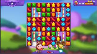 Candy Crush Friends Saga Level 883 - NO BOOSTERS ?‍?‍? | SKILLGAMING ✔️