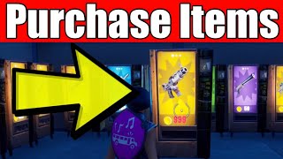 Purchase Items From Vending Machines in Search and Destroy Matches War and Love Challenges