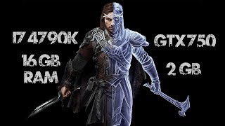 Middle Earth: Shadow Of War Gameplay GTX 750 - i7 4790k