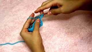 Вязание крючком. Crochet. Урок 5. Столбик с двумя накидами