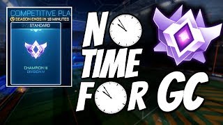 GOING FOR GC IN THE LAST MINUTES OF SEASON 6 (Rocket League Gameplay)
