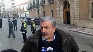 Conte a Foggia, il commento del presidente Regione Puglia, Emiliano