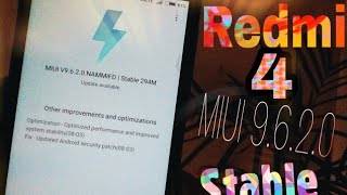 Redmi 4 MIUI 9.6.2.0 Stable update released and full review??