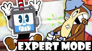 CUPHEAD 【EXPERT MODE】 vs WARNER WERMAN + SALLY STAGEPLAY + BRINEYBEARD ► Fandroid the Musical Robot!
